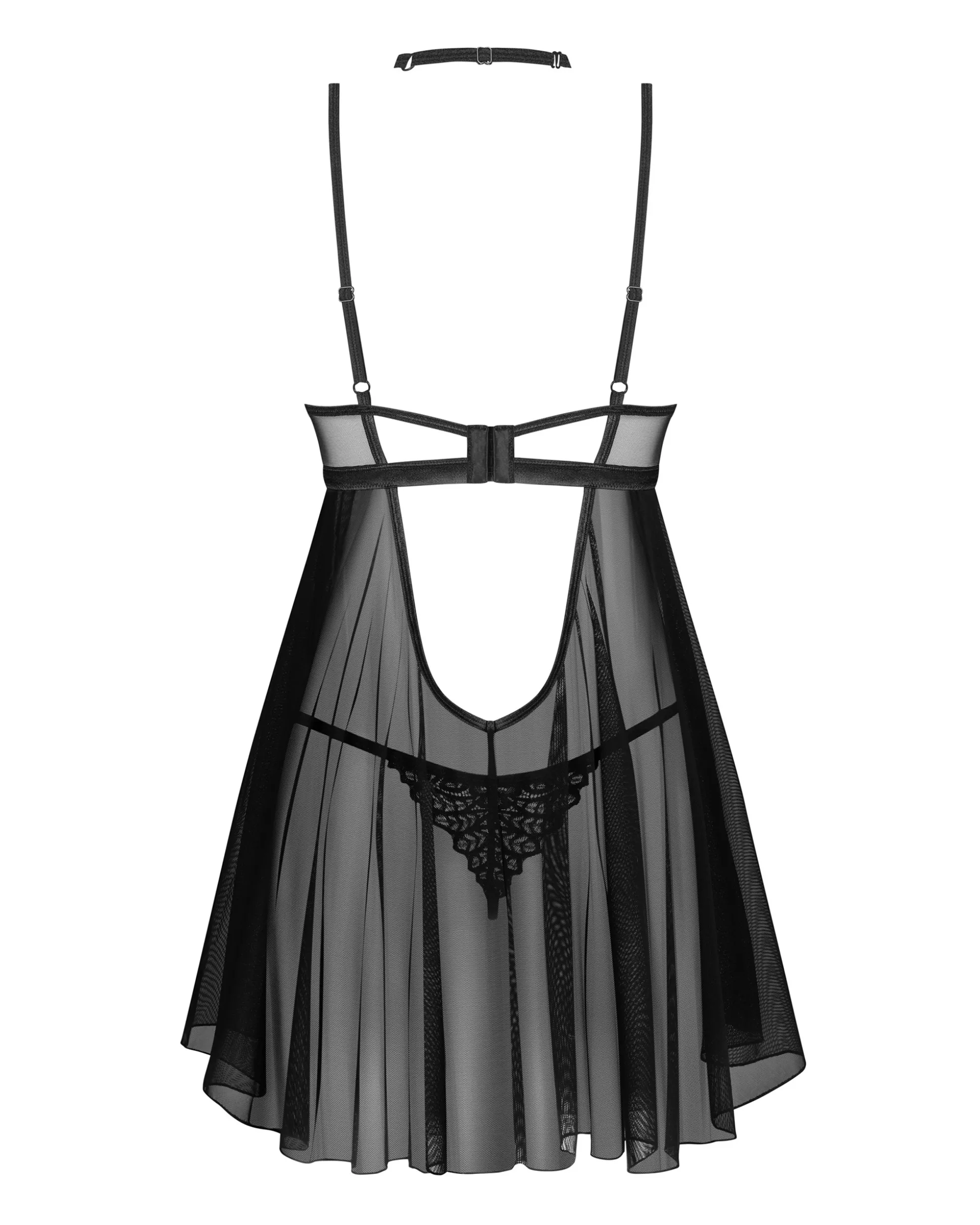 Babydoll, choker i stringi