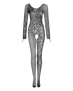 Bodystocking z długim rękawem