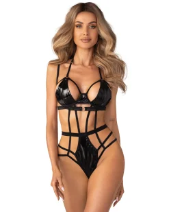 Body w stylu wet look