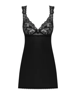Czarna babydoll i stringi