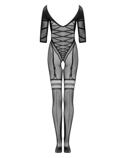 Czarne bodystocking