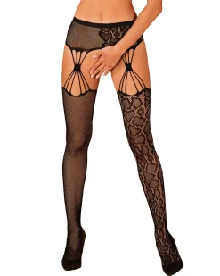 Czarne garter stockings