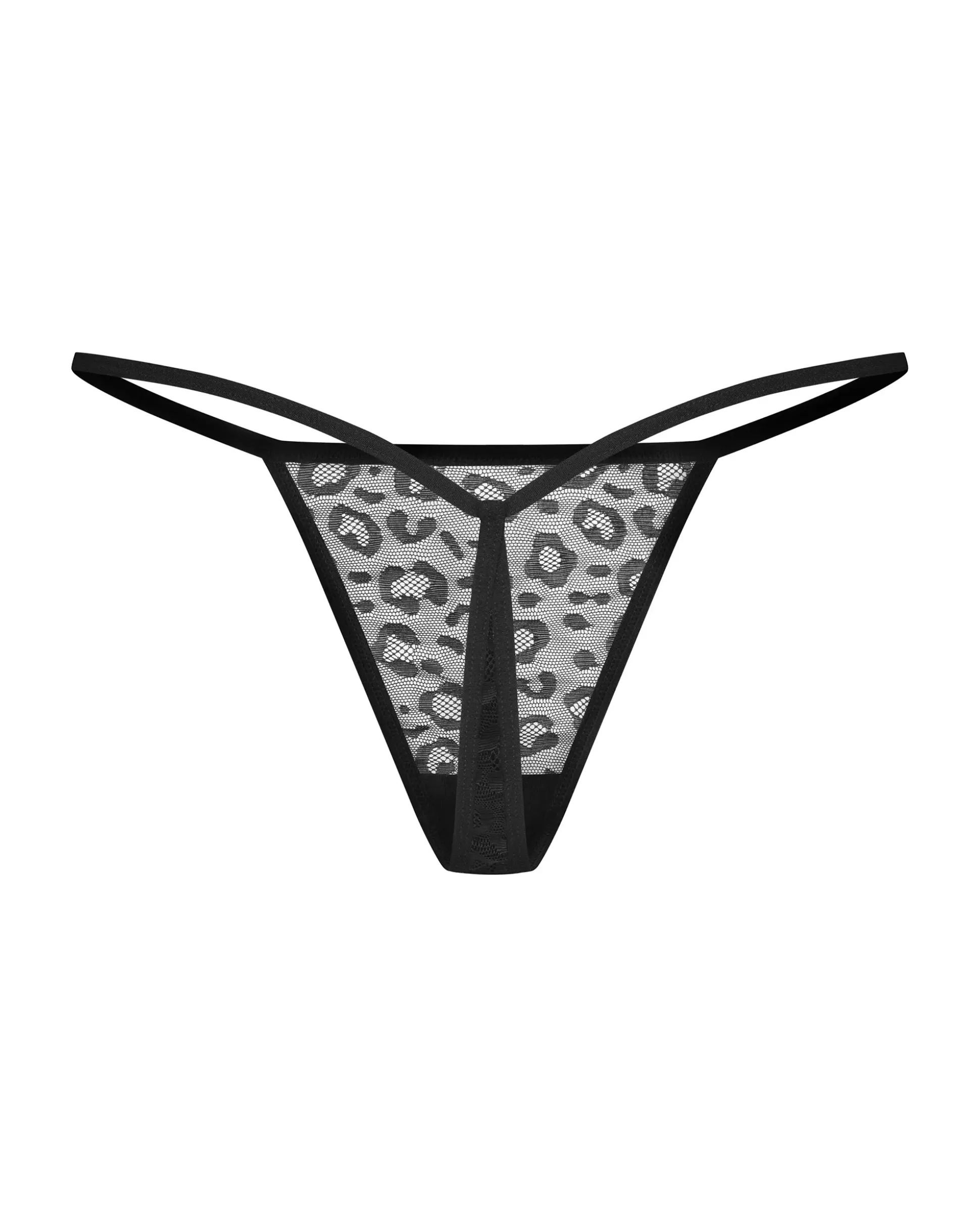 Dwupak czarnych stringów