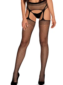 Seksowne garter stockings z dzianiny